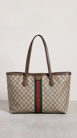 Gucci GG Supreme Ophidia Tote With Dust Bag*🍒💯