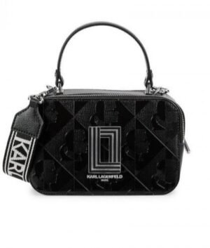 Karl Lagerfeld Paris Simone Camera Sling Bag With Box DustBag SlingBelt