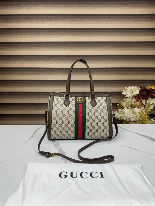 Gucci ophidia GG medium tote bag with dustcover slingbelt 06 - Image 3