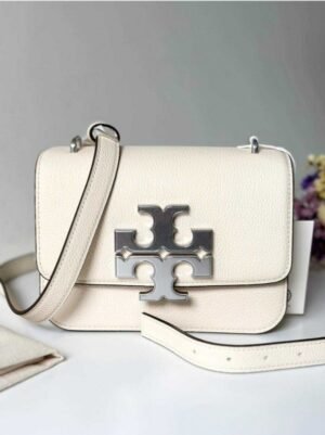Tory Burch Eleanor Shoulder Bag With Box & Dust Bag & Sling Belt( BSB)