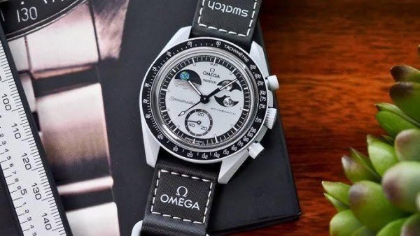 OMEGA X SWATCH MISSION TO MOON BLACK PRIMIUM QUALITY WATCH - Image 5