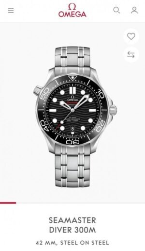 OMEGA SEAMASTER DIVER 300M AUTOMATIC
