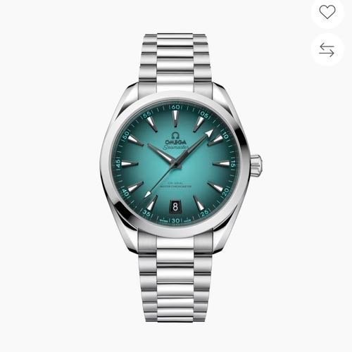 OMEGA SEAMASTER AQUA TERRA 150M TURQUOISE DIAL