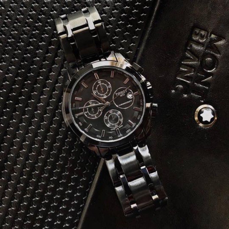 TISSOT 1853 PRIMIUM QUALITY FULL BLACK METAL WATCH - Image 4