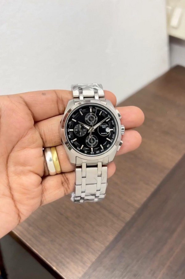 TISSOT 1853 SILVER-BLACK PRIMIUM WATCH