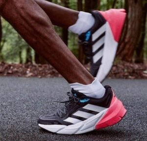 Branded Adistar Running Shoes Black White Red