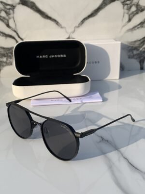 Branded Mj Metal Frame Full Black Sunglasses