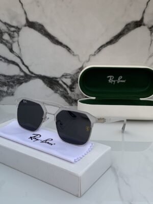 Branded  RB White Black Sunglasses