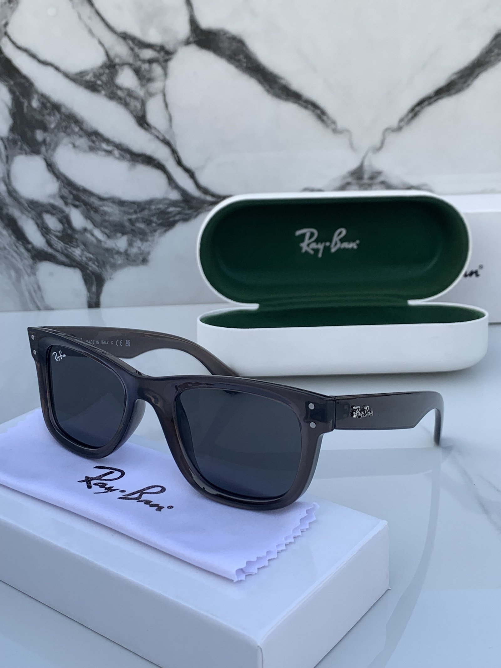 Branded RB 0502 Sunglasses Grey - Image 6