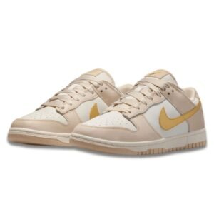 Nike Dunk Low Gold Swoosh WMNS