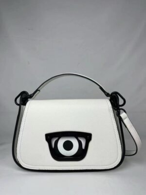 Karl Lagerfeld x Darcel Disappoints Print Crossbody Bag White With OG Box & Dust Bag (KB032 White)(LB)