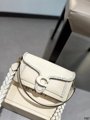 Coach Tabby 26 Elite Quality Shoulder Bag With OG Double Magnetic Box & Dust Bag
&
2 Belts (Off_White-664)(BSB)