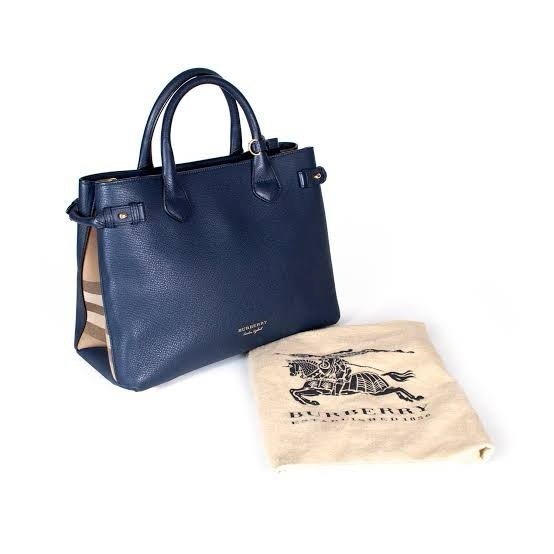 BURBERRY ELEGANT LEATHER TOTE BAG WITH DUST BAG PREMIUM QUALITY - Image 3