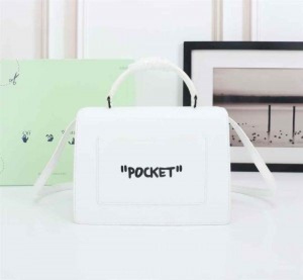 Off-White Leather Insert Money Here Jitney 1.4 Shoulder Bag (Insert Money Here 88537 White)(LB) - Image 3