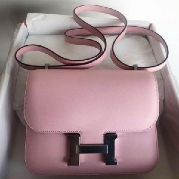 Hermes Constance Slim Epsom Vert With OG Box & Dust Bag (KG-19_Pink)(LB) - Image 2