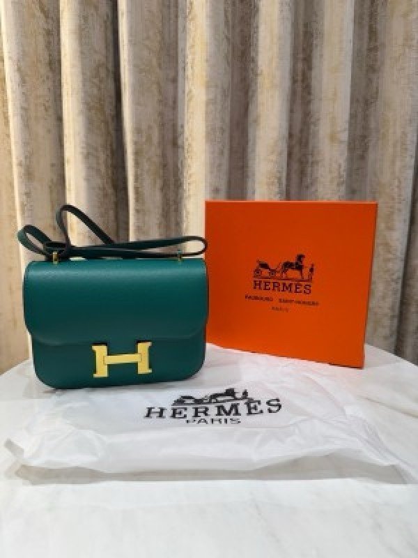 Hermes Constance Slim Epsom Vert With OG Box & Dust Bag (KG-19_Green)(LB) - Image 2