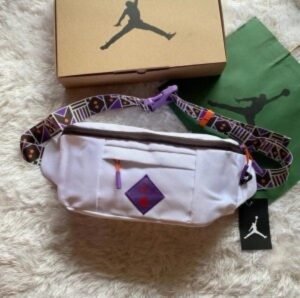 Air Jordan Fanny Bag Waist Pouch Unisex (White-F072)(LB)