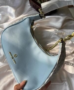 michael kors piper baguette with chain accent with box 383(BR)