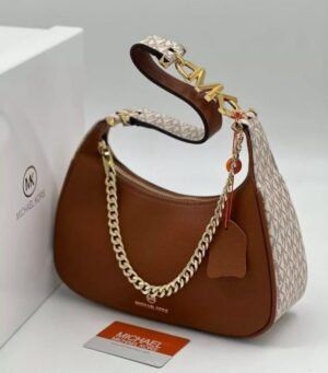 michael kors piper baguette with chain accent with box 381(BR)