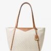 MICHAEL KORS Brown Whitney Signature Small Tote Bag 360(BR)