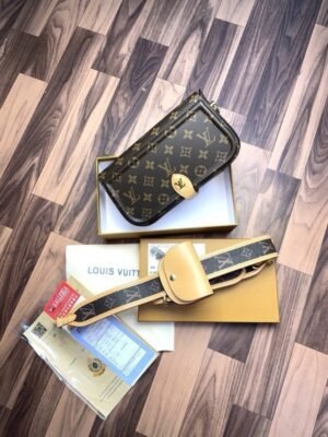 LOUIS VUITTON OFFICIER POUCH SLING BAG WITH OG DUST BAG & OG BOX 256(BR)